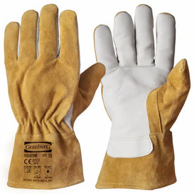 Ultra HD Leather Glove pair, size 10.5