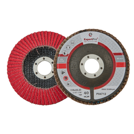 ExpertPro Flapdisc 40 grit Ceramic - Red