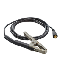 TIG Brush black lead with stainless steel earth clamp - 3m