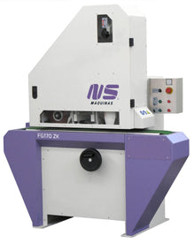 NS FG 170 2ZK Flat Through Feed Machine 2 Belt, 1 Brush