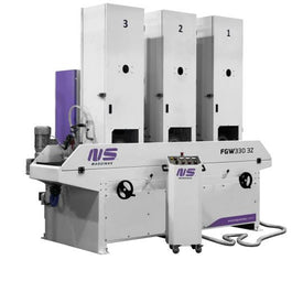 NS FGW 330 3Z Heavy Duty flat through feed finishing machine