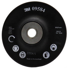 Back-Up Pad For 127 x 22mm discs - M14 x 2 Ribbed (09584)