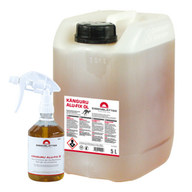 Kangaroo Alu-Fix oil 5 Litre keg with spray bottle