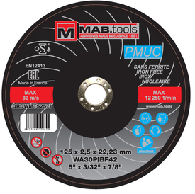PMUC - Cutting Disc 125 x 2.5 x 22mm WA30P