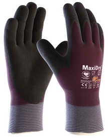 MaxiDry Zero Fully Coated Thermal Glove Knitwrist
