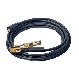 TIG Brush black lead with brass earth clamp - 6m